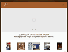 Tablet Screenshot of carpinterias.cl